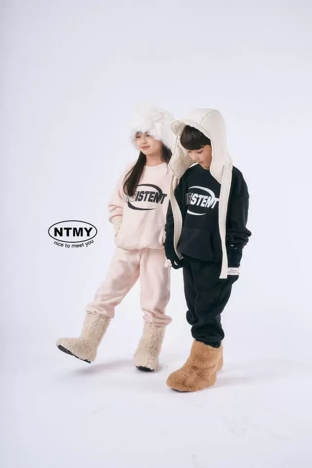 Nice To Meet You - Korean Children Fashion - #kidsshorts - Hit Top Bottom Set  - 11