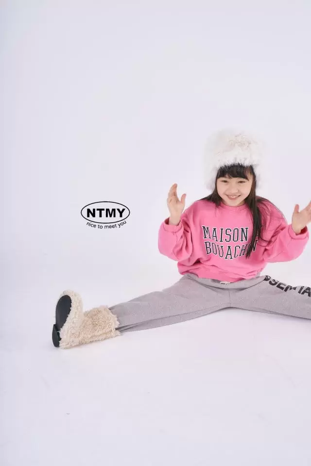 Nice To Meet You - Korean Children Fashion - #kidsshorts - Maison Sweatshirt - 6
