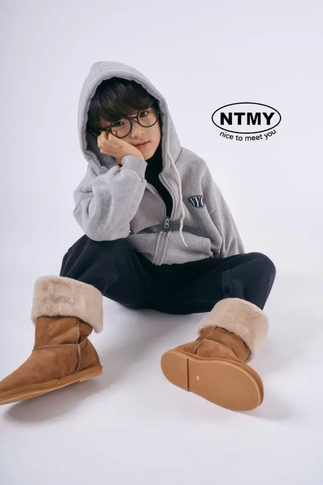 Nice To Meet You - Korean Children Fashion - #littlefashionista - NYC Hoody Zip-Up - 8