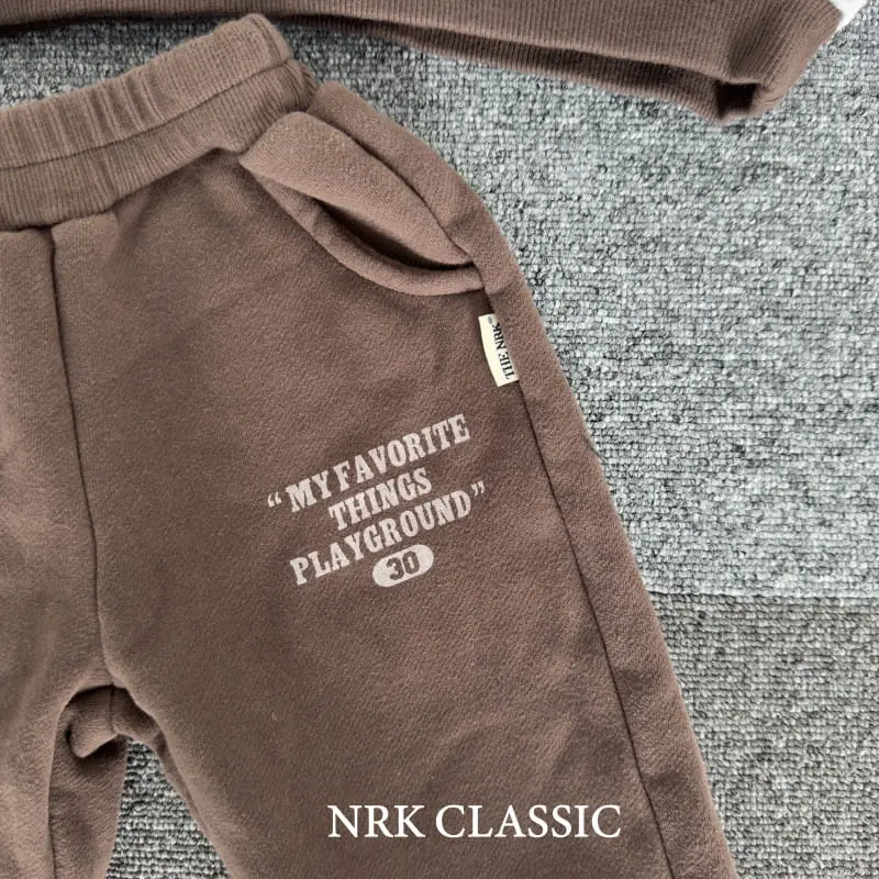 Nrk - Korean Children Fashion - #childofig - Color Hoody Top Bottom Set - 6