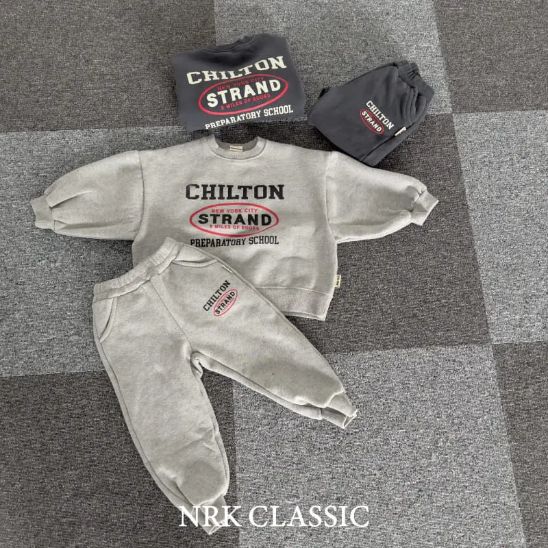 Nrk - Korean Children Fashion - #kidzfashiontrend - Chili Terry Top Bottom Set
