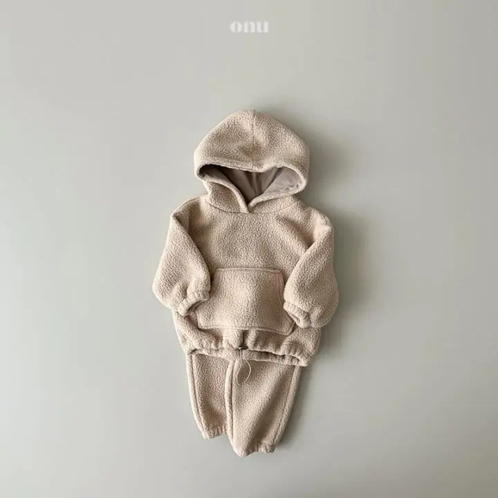 Onu - Korean Children Fashion - #magicofchildhood - Dumble Hoody Top Bottom Set - 7
