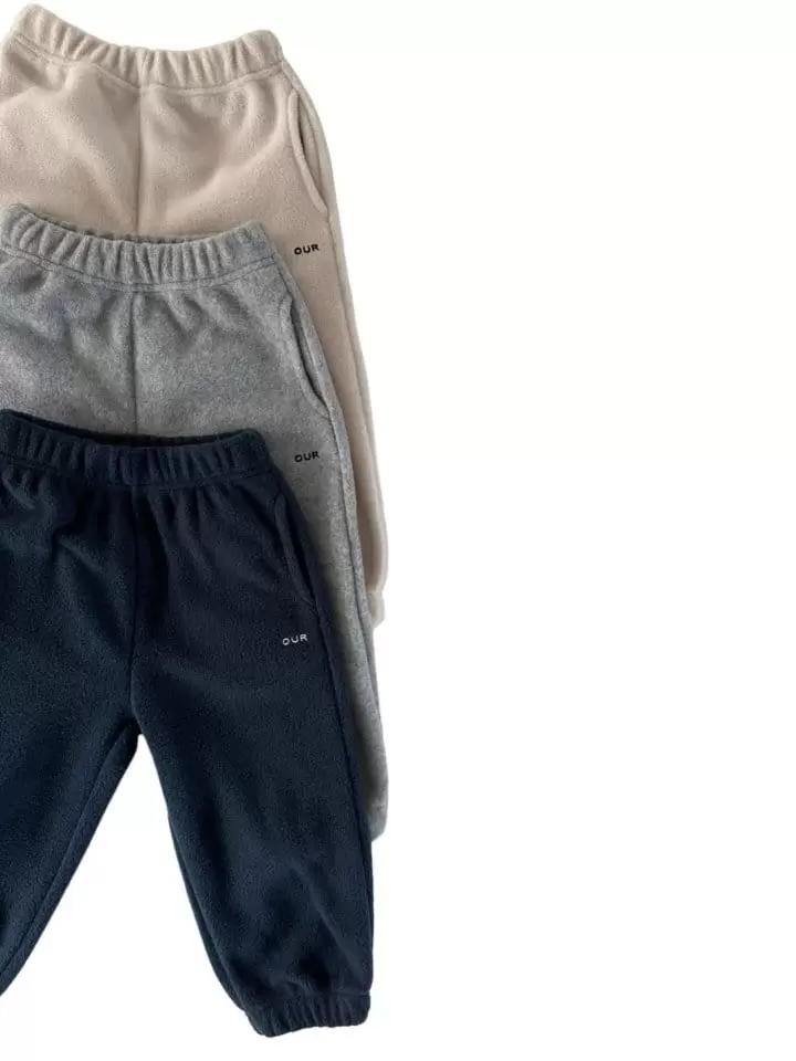 Our - Korean Children Fashion - #minifashionista - Fleece Top Bottom Set - 5
