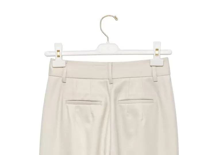 Paper Moon - Korean Women Fashion - #momslook - soft touch pin tuck wide trousers - 10