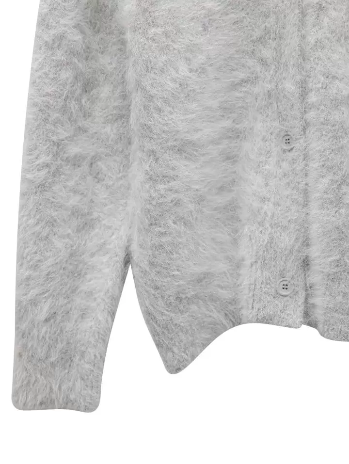 Paper Moon - Korean Women Fashion - #momslook - LUX mink angora oversized knit cardigan - 10
