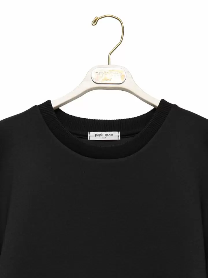 Paper Moon - Korean Women Fashion - #momslook - neoprene short sleeves mini dress - 5