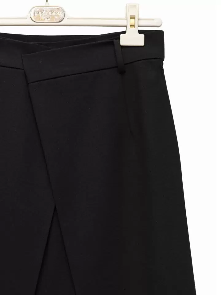 Paper Moon - Korean Women Fashion - #momslook - classic wrap midi flared skirt - 10