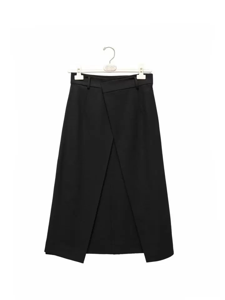 Paper Moon - Korean Women Fashion - #momslook - classic wrap midi flared skirt - 6