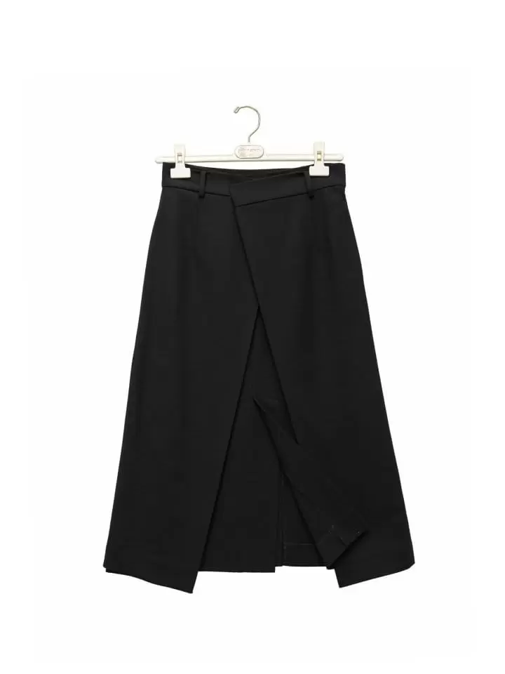 Paper Moon - Korean Women Fashion - #momslook - classic wrap midi flared skirt - 8