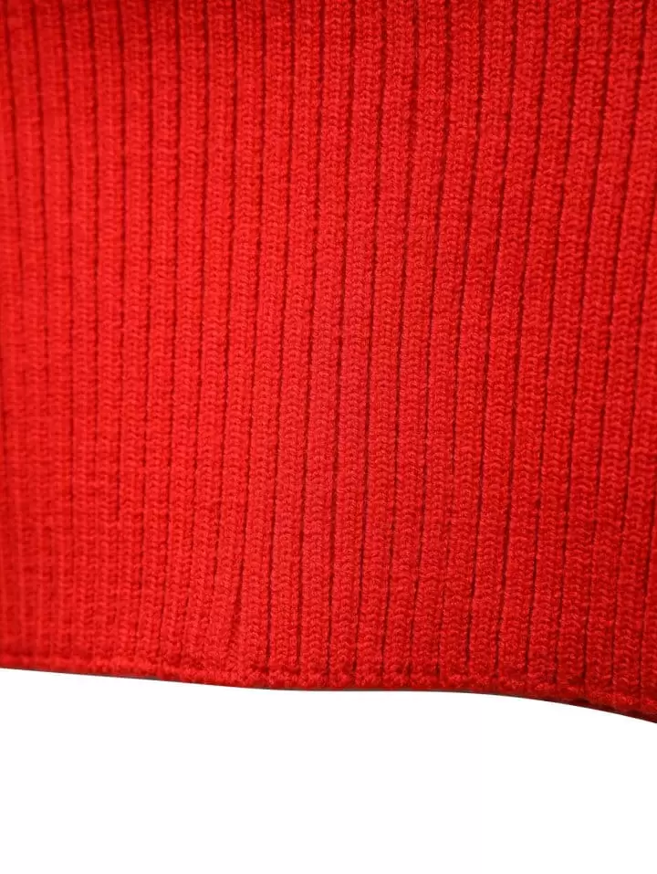 Paper Moon - Korean Women Fashion - #momslook - cropped ribbed strap shoulder knit top - 9