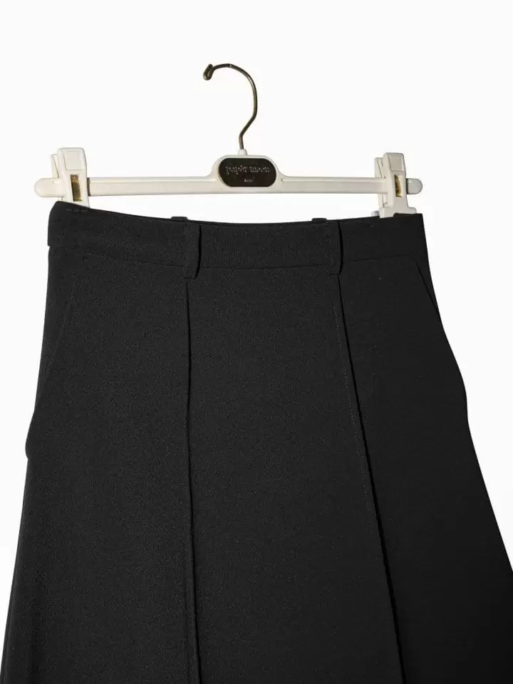 Paper Moon - Korean Women Fashion - #momslook - pin - tuck detail maxi flared skirt - 8
