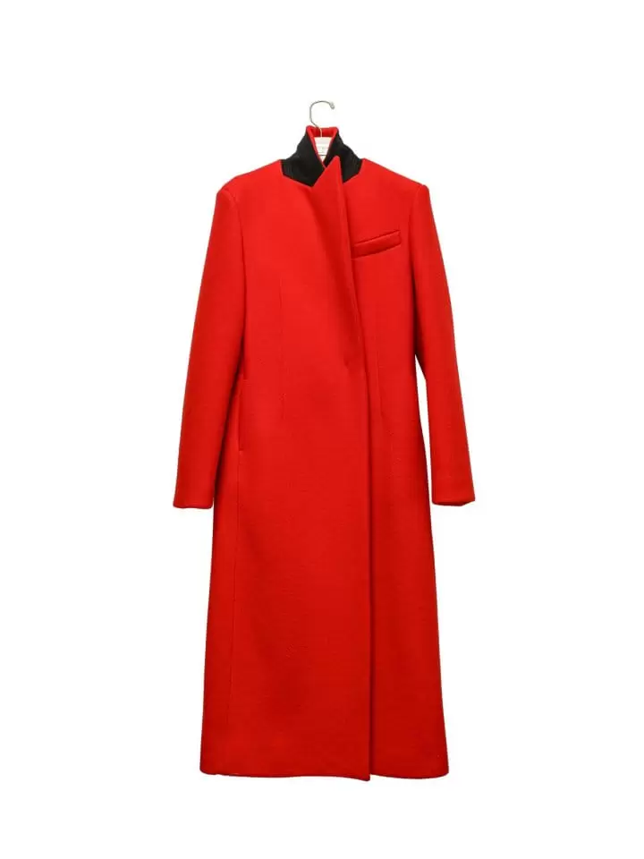 Paper Moon - Korean Women Fashion - #momslook - virgin 100 % wool peak lapel tailored maxi coat - 6