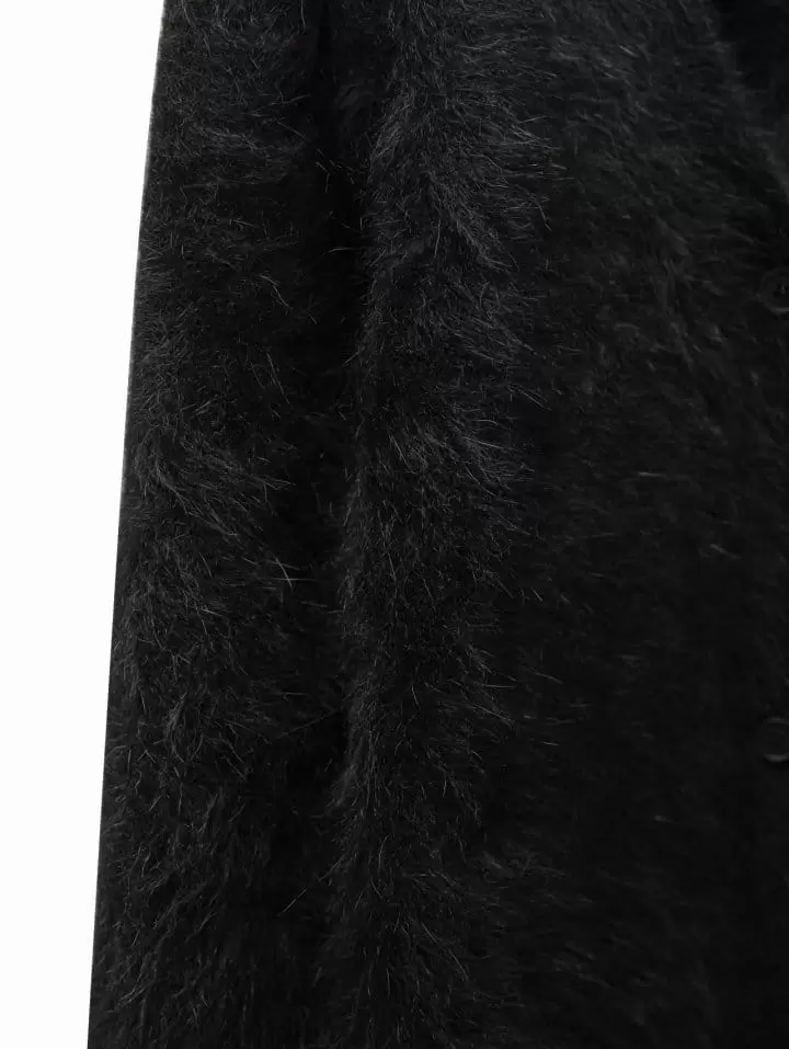 Paper Moon - Korean Women Fashion - #momslook - LUX mink angora oversized knit cardigan - 11