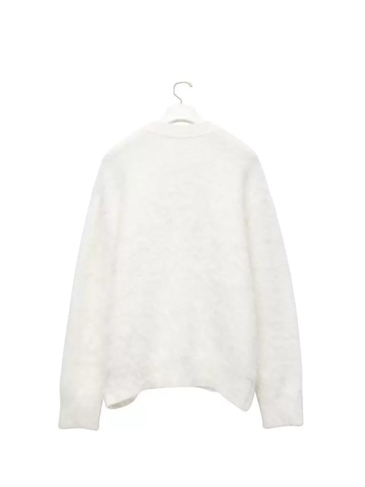 Paper Moon - Korean Women Fashion - #momslook - LUX mink angora oversized knit cardigan - 5