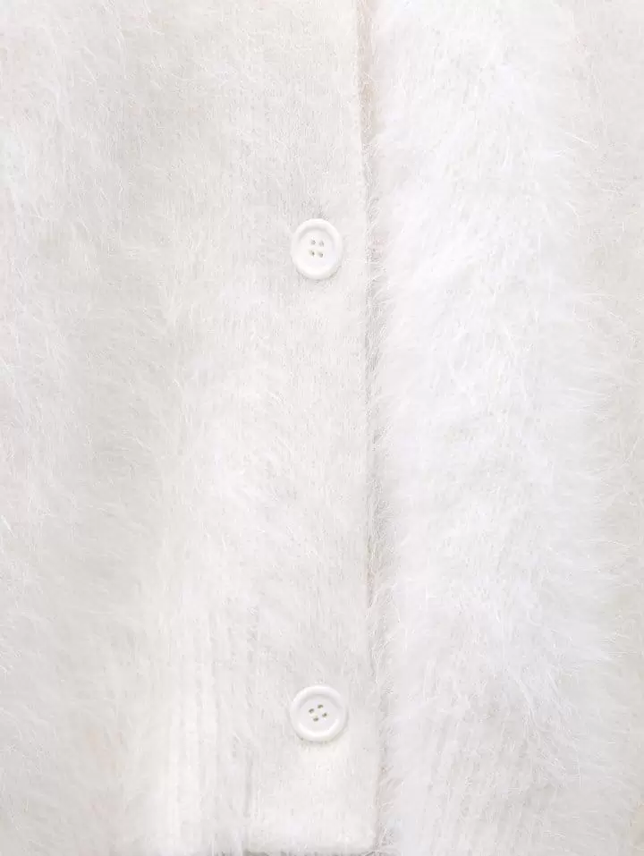 Paper Moon - Korean Women Fashion - #momslook - LUX mink angora oversized knit cardigan - 9