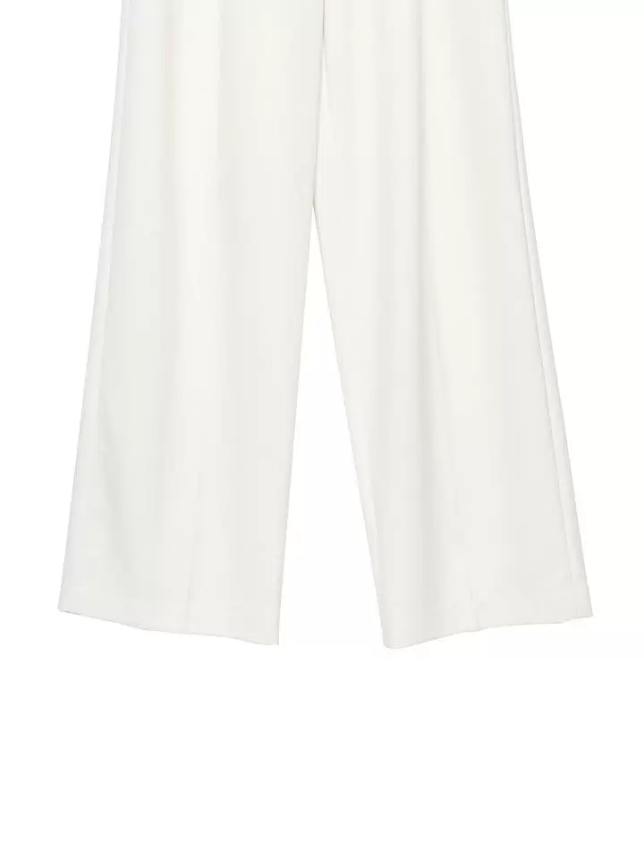 Paper Moon - Korean Women Fashion - #momslook - high waist one pleated wide trousers - 8