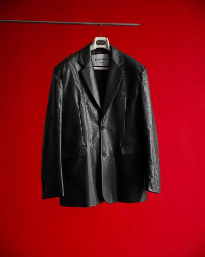 Paper Moon - Korean Women Fashion - #momslook - Vegan Washed Wrinkle L Oversized Blazer