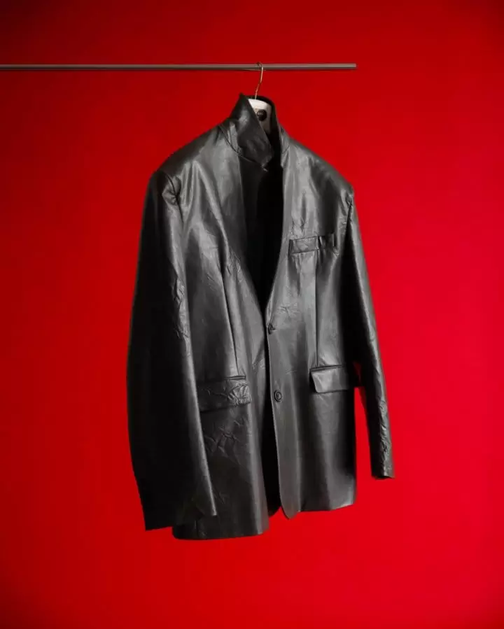 Paper Moon - Korean Women Fashion - #momslook - Vegan Washed Wrinkle L Oversized Blazer - 3