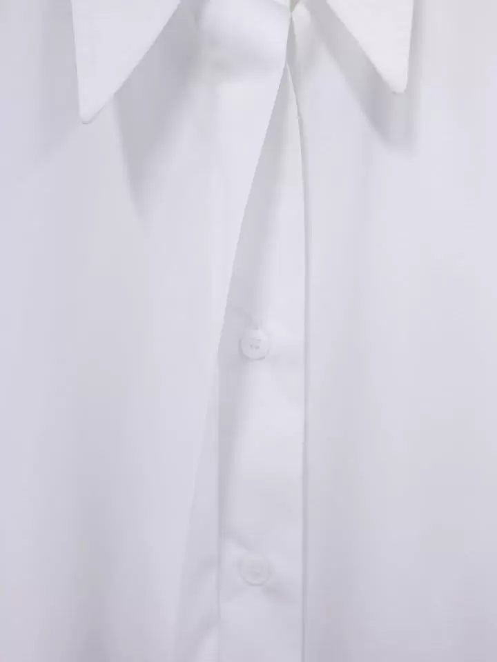 Paper Moon - Korean Women Fashion - #momslook -   Padded Shoulder Button Down C Shirt  - 7