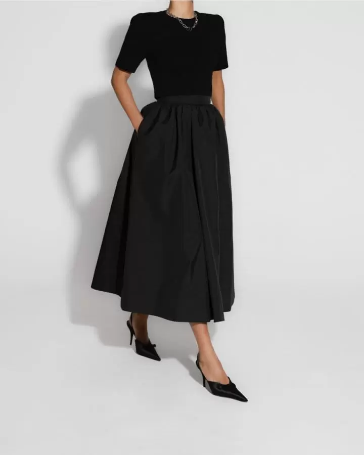 Paper Moon - Korean Women Fashion - #momslook -   Romantic Pleated Flared Skirt  - 2