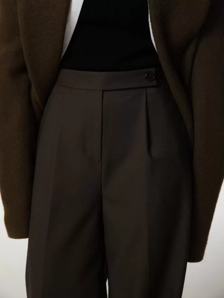 Paper Moon - Korean Women Fashion - #momslook - Classic Wide Pleated Palazzo Pants