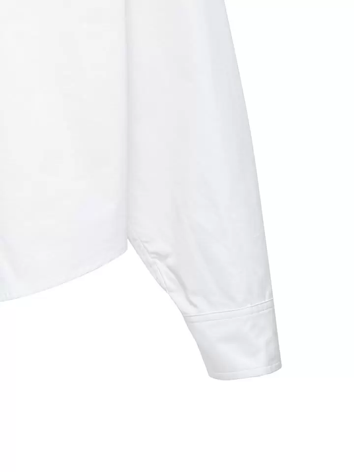 Paper Moon - Korean Women Fashion - #momslook - Swing Collar C Button Down Shirt  - 10