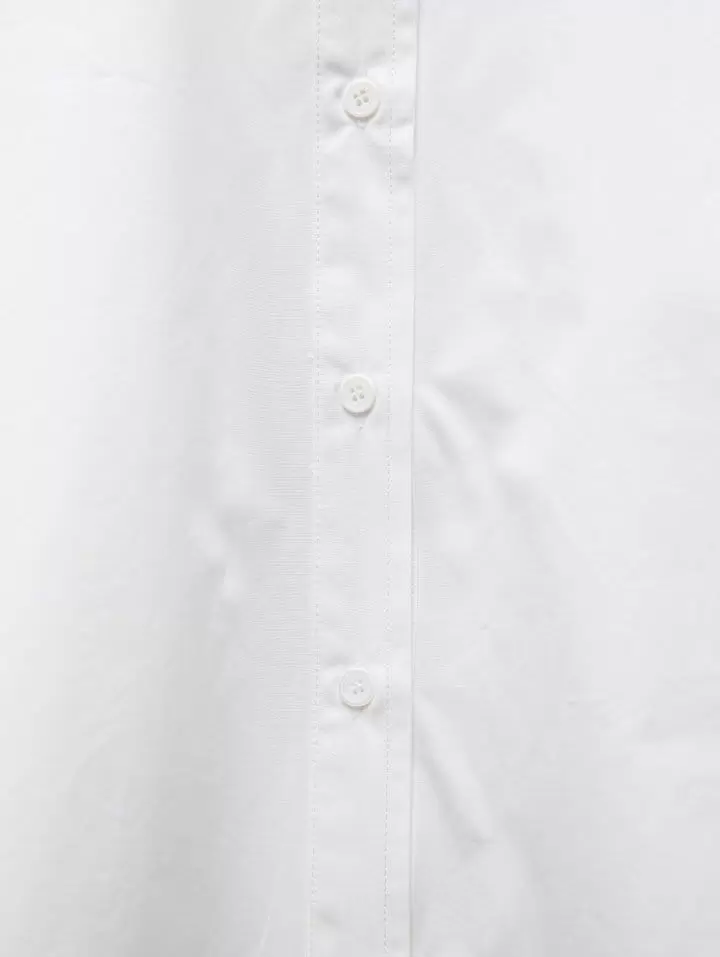 Paper Moon - Korean Women Fashion - #momslook - Swing Collar C Button Down Shirt  - 8