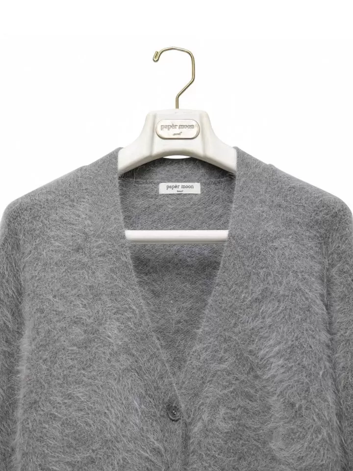 Paper Moon - Korean Women Fashion - #thelittlethings - LUX Mink Angora Oversized Knit Cardigan - 4