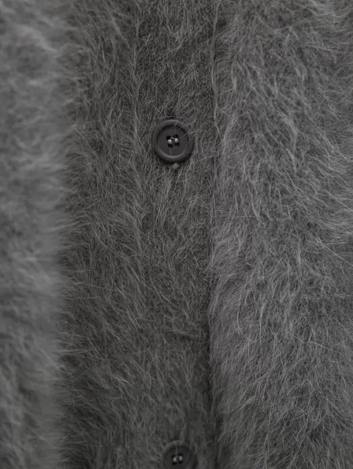 Paper Moon - Korean Women Fashion - #momslook - LUX Mink Angora Oversized Knit Cardigan - 8