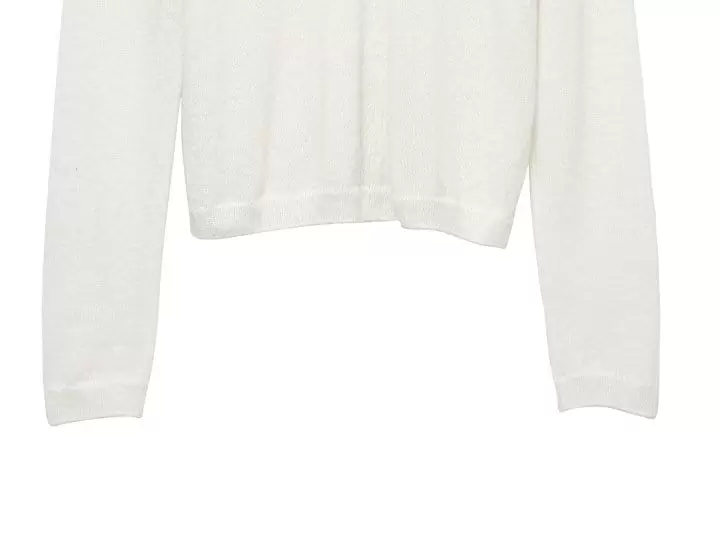 Paper Moon - Korean Women Fashion - #momslook -  Alpaca W Deep V  Neck Knit Top  - 11