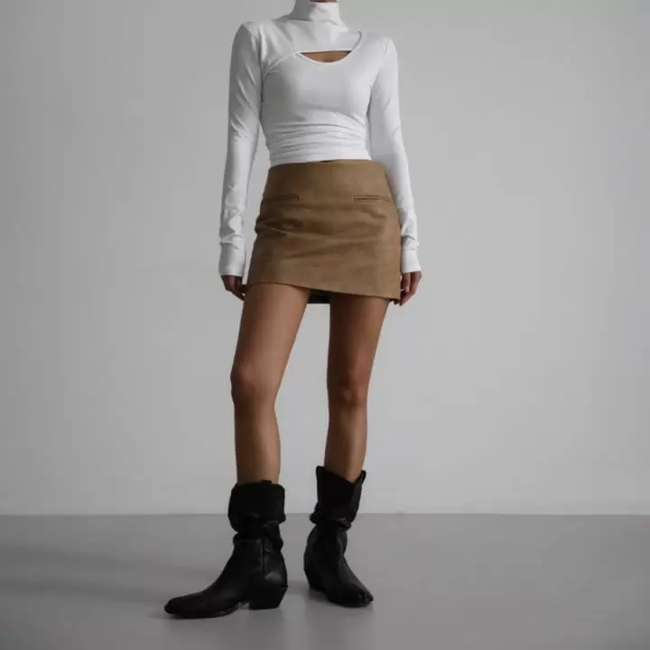 Paper Moon - Korean Women Fashion - #momslook -  Pocket Detail S Mini Skirt 