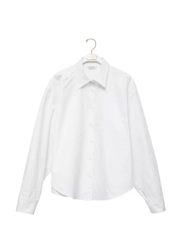Paper Moon - Korean Women Fashion - #restrostyle - Swing Collar C Button Down Shirt  - 3