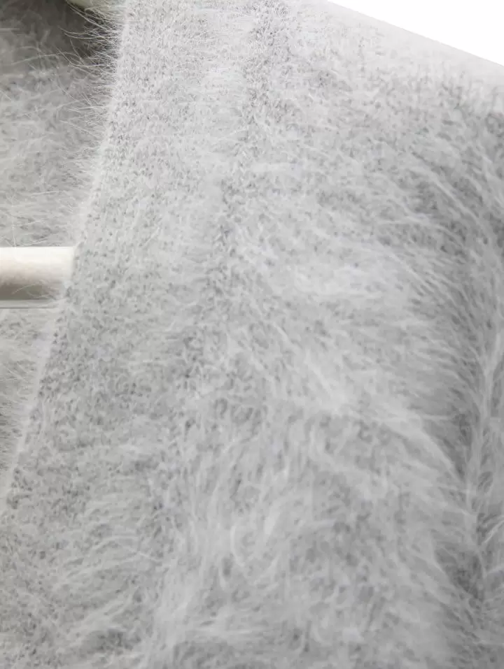 Paper Moon - Korean Women Fashion - #shopsmall - LUX mink angora oversized knit cardigan - 7