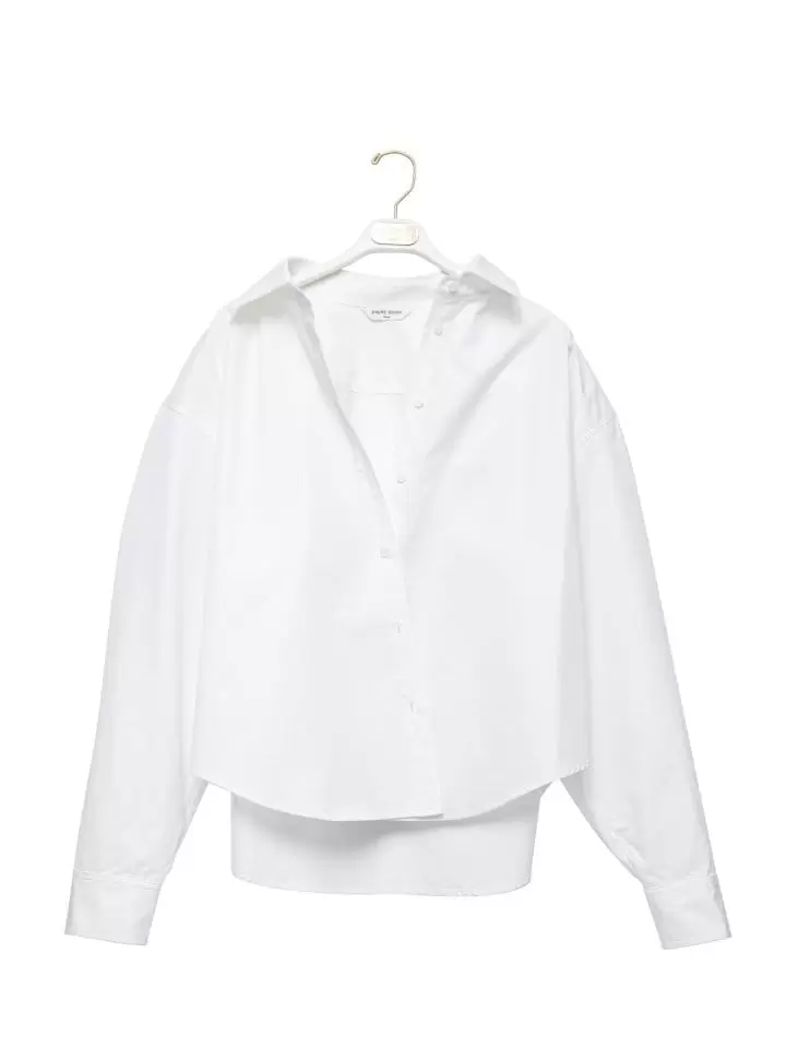 Paper Moon - Korean Women Fashion - #shopsmall - Swing Collar C Button Down Shirt  - 5
