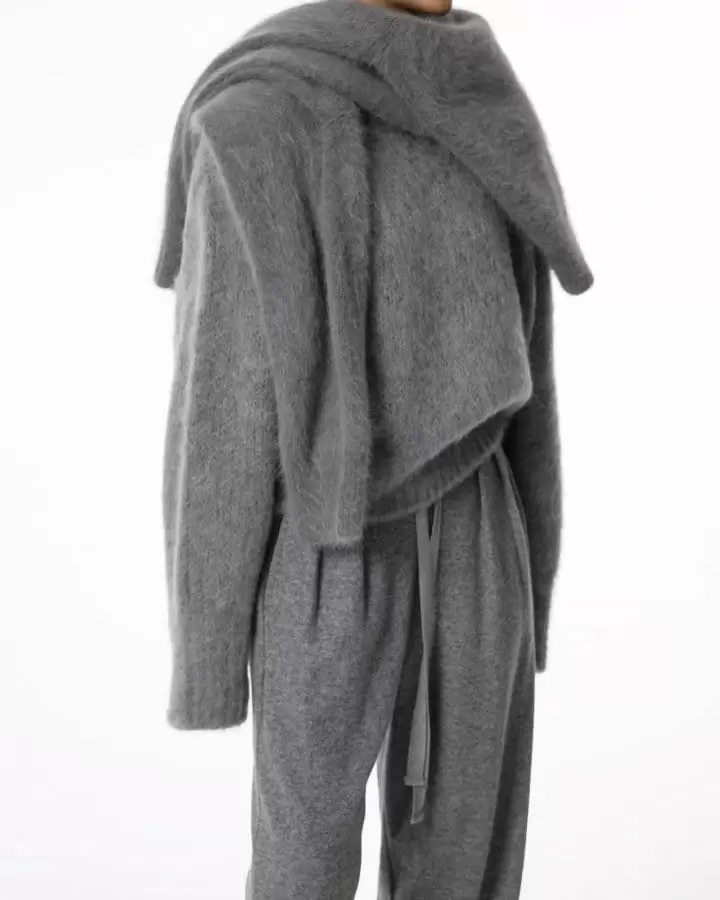 Paper Moon - Korean Women Fashion - #shopsmall - LUX Mink Angora Oversized Knit Cardigan