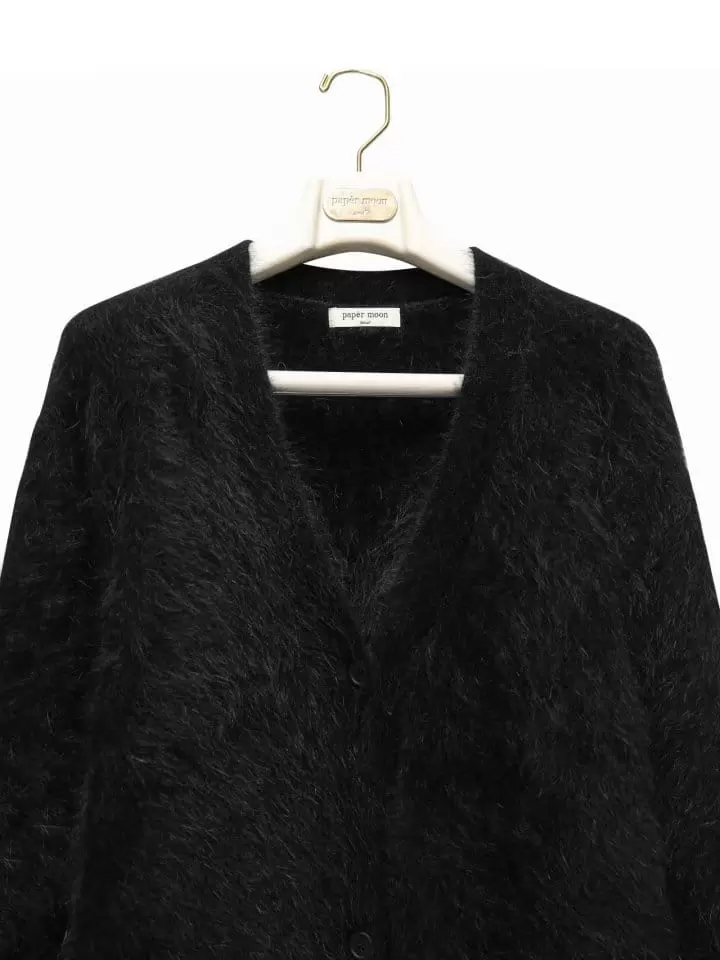 Paper Moon - Korean Women Fashion - #thatsdarling - LUX mink angora oversized knit cardigan - 5
