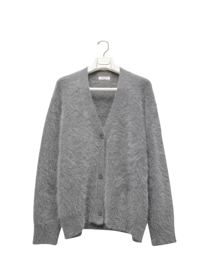 Paper Moon - Korean Women Fashion - #thatsdarling - LUX Mink Angora Oversized Knit Cardigan - 2