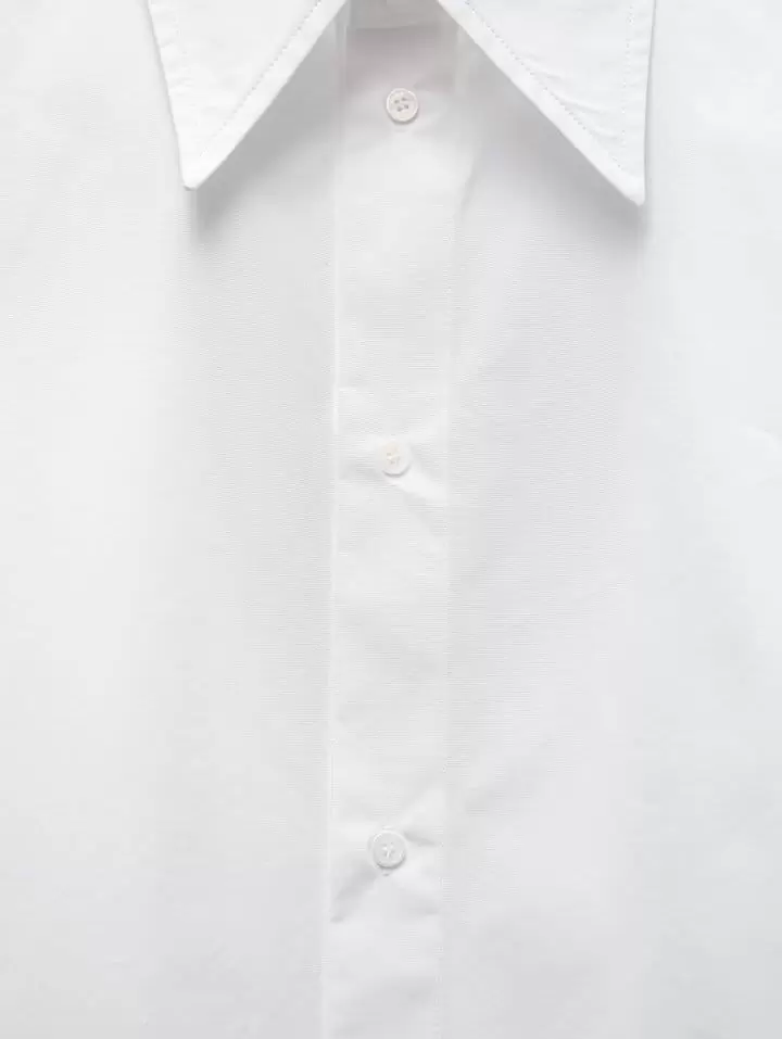 Paper Moon - Korean Women Fashion - #thelittlethings -  Bodysuit Detail Button Down Shirt  - 7