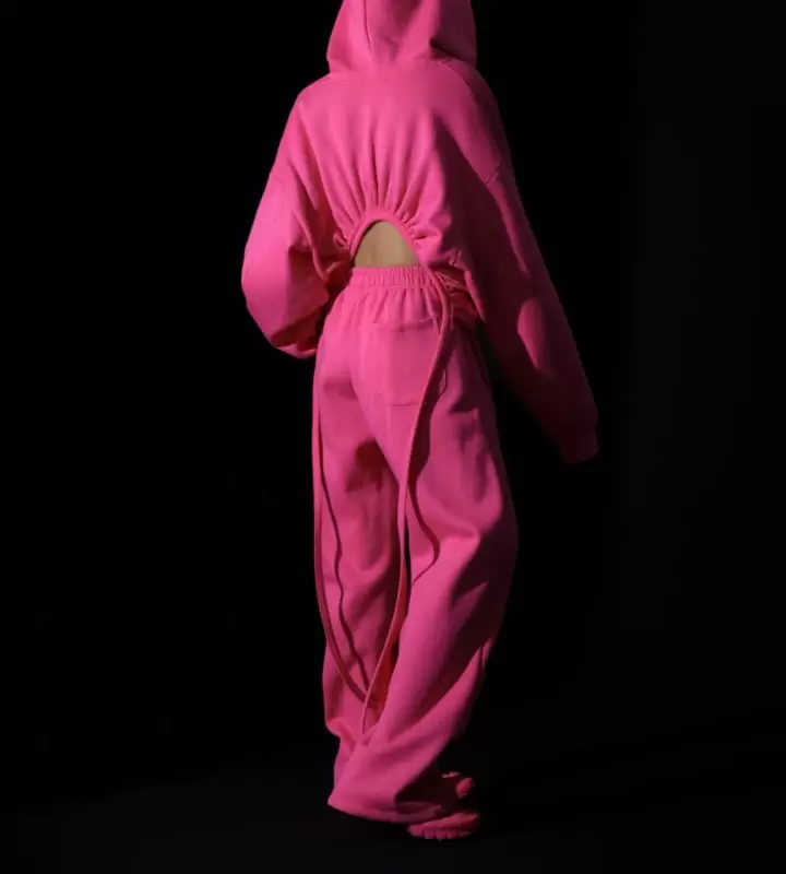 Paper Moon - Korean Women Fashion - #thelittlethings - Stitch Detail Banded Cozy Pants - 2