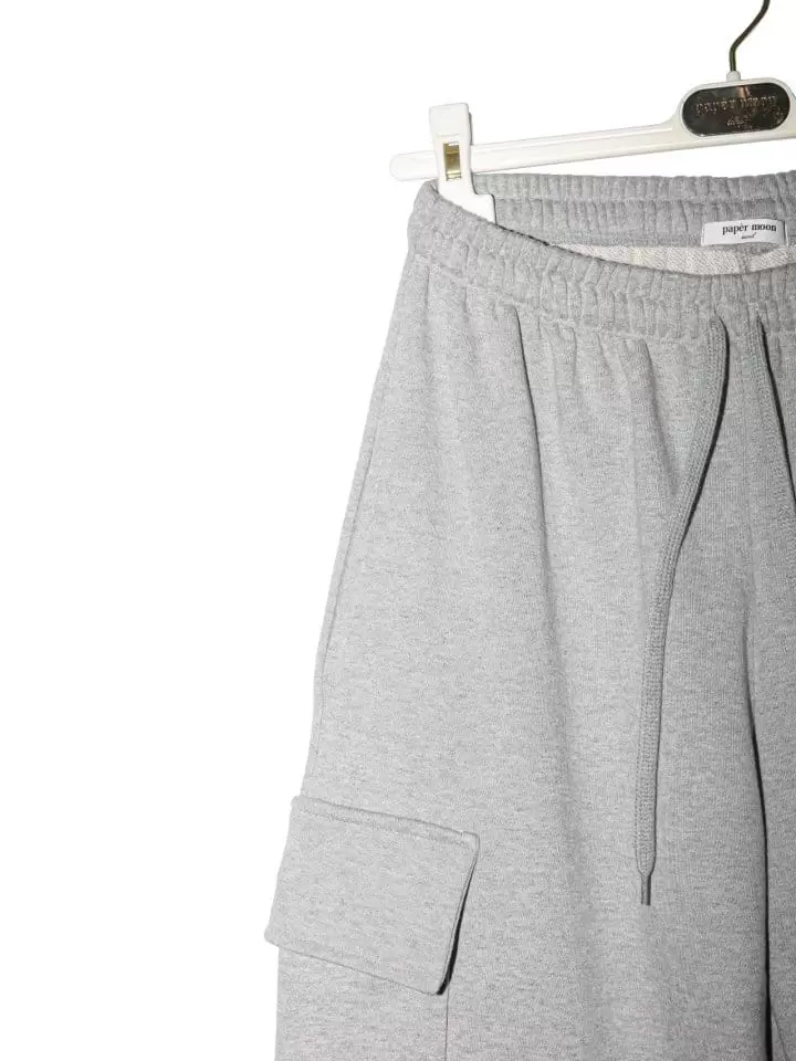 Paper Moon - Korean Women Fashion - #thelittlethings - Cargo Pocket Wide Sweatpants - 8