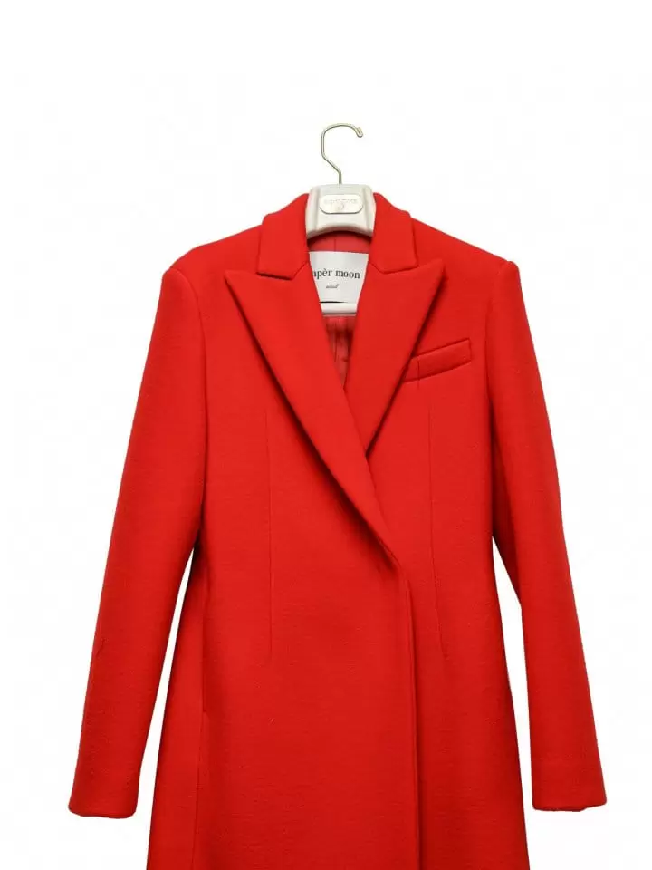 Paper Moon - Korean Women Fashion - #vintageinspired - virgin 100 % wool peak lapel tailored maxi coat - 10