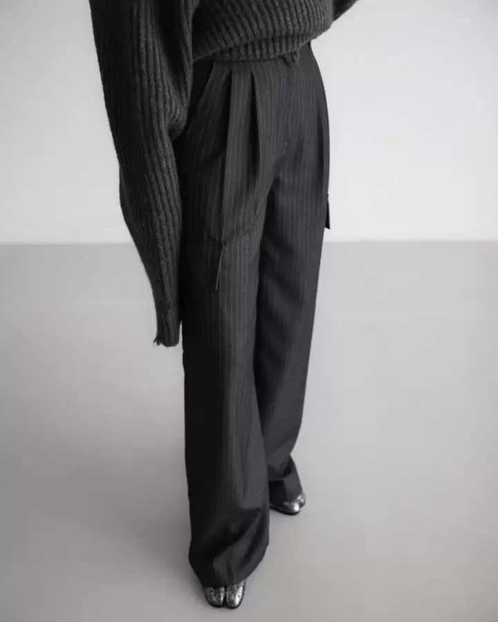 Paper Moon - Korean Women Fashion - #womensfashion - cargo wide tailored trousers - 3