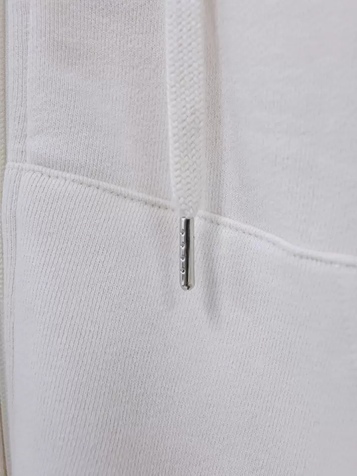 Paper Moon - Korean Women Fashion - #womensfashion - super oversized padded shouder detail full zipped hoodie - 9