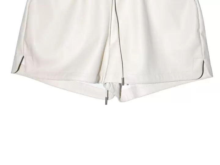 Paper Moon - Korean Women Fashion - #womensfashion - faux leather shorts - 10