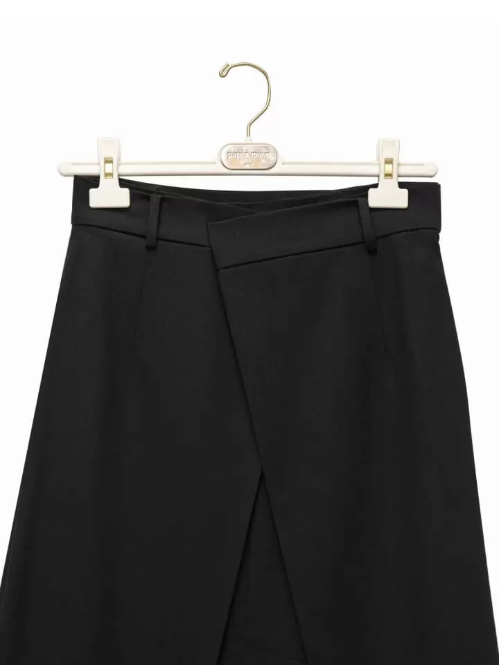 Paper Moon - Korean Women Fashion - #womensfashion - classic wrap midi flared skirt - 9