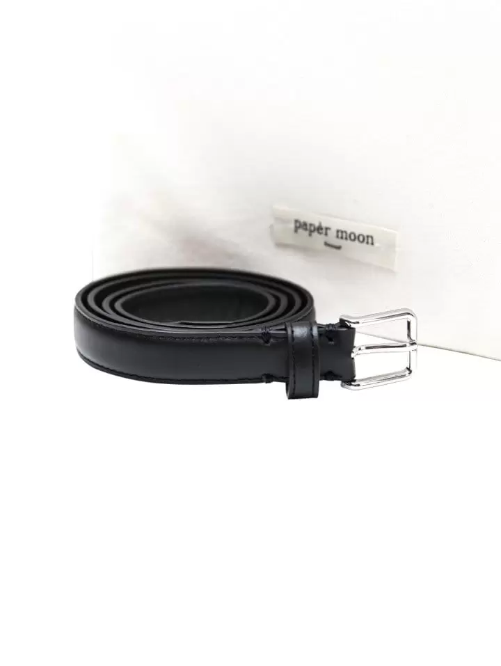 Paper Moon - Korean Women Fashion - #womensfashion - classic thin buckle leather belt - 10