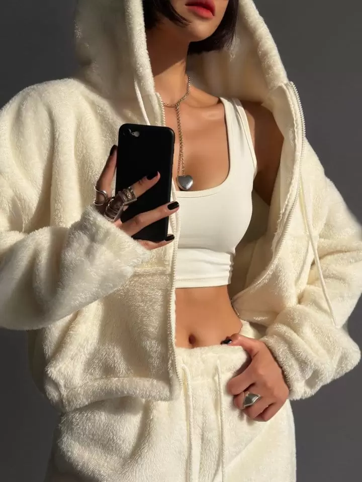 Paper Moon - Korean Women Fashion - #womensfashion - sports cropped sleeveless tank top