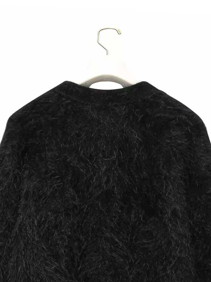 Paper Moon - Korean Women Fashion - #womensfashion - LUX mink angora oversized knit cardigan - 10