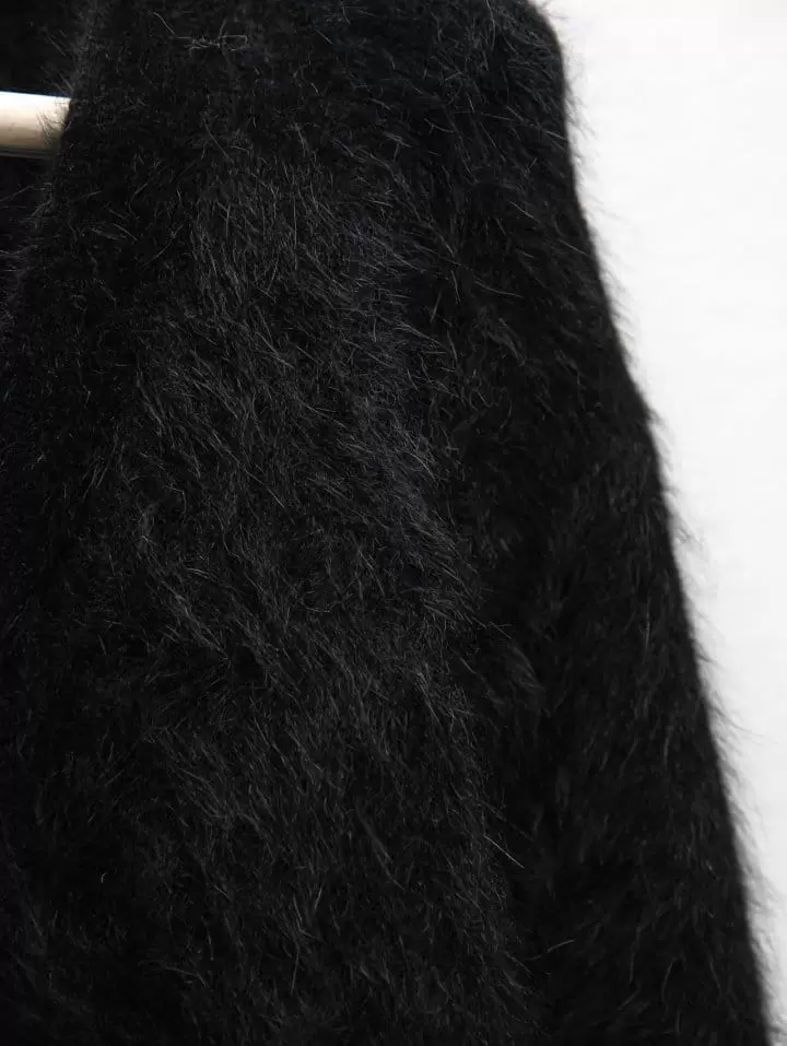 Paper Moon - Korean Women Fashion - #womensfashion - LUX mink angora oversized knit cardigan - 8