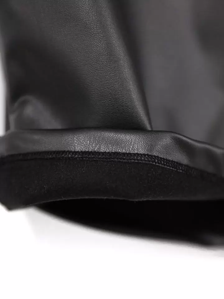 Paper Moon - Korean Women Fashion - #womensfashion - vegan leather cropped tank sleeveless top - 7